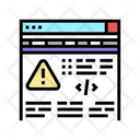 Website Error  Icon