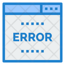 Website Error Webpage Error Error Icon