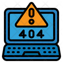 Website Error Error 404 Laptop Error Icon