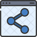 Website Share  Icon