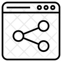 Website Sharing  Icon