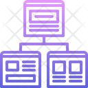 Website Structure Code Development Icon