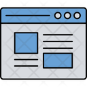Website Template Layout Template Icon