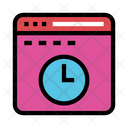 Clock Internet Browser Icon