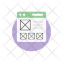 Website Wireframe Icon