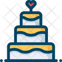 Wedding Cake Sweet Icon