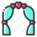 Wedding Arch Decoration Marriage Icon