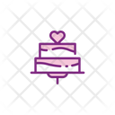 Wedding Cake Cake Sweet Icon