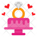 Cake Love Ring Icon