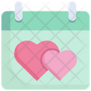 Calendar Love Heart Icon