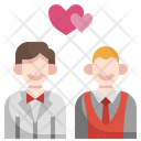 Wedding Gay Marry Love And Romance Icon