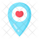 Location Map Celebration Icon