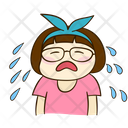 Cry Weep Sob Tear Miumiu Emoticon Expression Icon