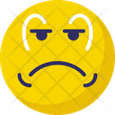 Weeping Sad Baffled Emoticon Icon