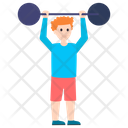 Weight Lifter Weightlifting Olympics Game Icon