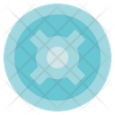 Fitness Gym Weight Plate Icon