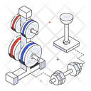 Weight Stand  Icon