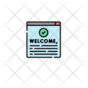 Welcome Note Icon
