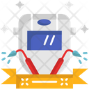 M Welding Helmet Icon