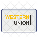 Western Union Credit Card Debit Card Icon