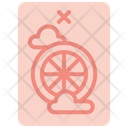 Wheel Of Fortune Destiny Tarot Icon