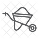 Wheelbarrow Trolley Tool Icon