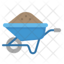 Wheelbarrow Cart Transportation Icon