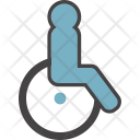 Wheelchair Patient Doctor Icon