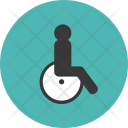 Wheelchair Patient Doctor Icon