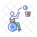 Wheelchair Basketball Icon