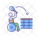 Wheelchair Tennis Icon