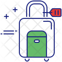 Wheeled Luggage Icon
