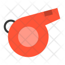 Whistle Red Soccer Icon