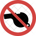 Whistle Not Allowed Icon