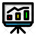 White Board Board Presentation Icon