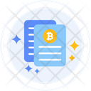 White Paper Bitcoin Document Bitcoin Icon
