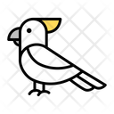 White Parrot Icon