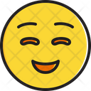 White smiling face Icon