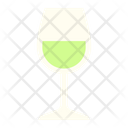 White Wine Wine Glass White Icon