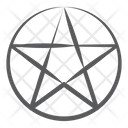 Religious Sign Wicca Pentagram Religious Symbol Icon