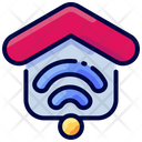 Wifi Internet House Icon