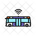 Wifi Bus Unmanned Bus Automatic Bus Icon