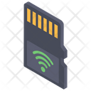Wifi Memory Card Sd Card Microchip Icon