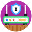 Router Security Wifi Security Router Protection Icon