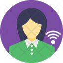 Wifi User Internet Icon