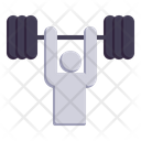 Wight Lifting Gym Equipment Icon