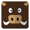 Wild Boar Head Icon