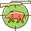 Wild Boar Hunting Icon