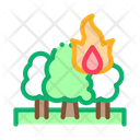 Wildfire Climate Change Icon