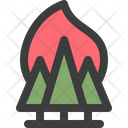 Wildfire Fire Forest Icon